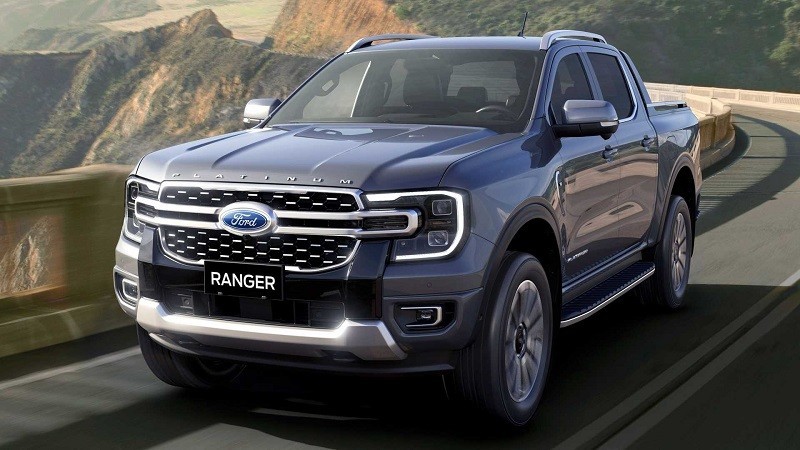 Top 5 xe bán tải bán chạy nhất tháng 1/2024: Ford Ranger tiếp tục dẫn đầu