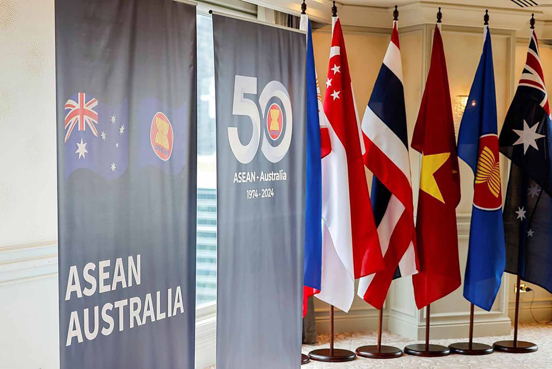 Năm 2024 đánh dấu kỷ niệm nửa thế kỷ quan hệ đối tác đối thoại ASEAN - Australia. (Nguồn: Twitter)