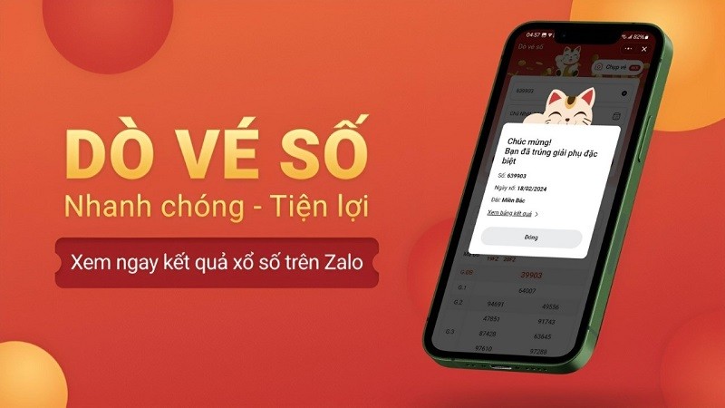 Hướng dẫn cách dò vé số trên Zalo nhanh chóng, chính xác