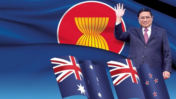 Prime Minister leaves Hanoi for ASEAN-Australia Special Summit, official visits to Australia, New Zealand