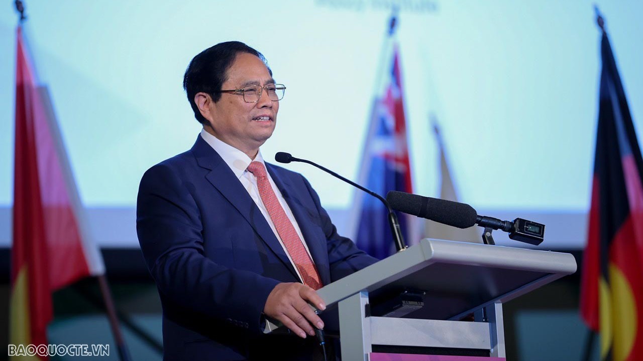 Thủ tướng Phạm Minh Chính dự Diễn đàn doanh nghiệp Việt Nam-Australia, kêu gọi doanh nghiệp hai nước đầu tư sang nhau