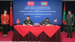 Ấn Độ chưa rút hết quân, Maldives ký ngay thỏa thuận hợp tác quốc phòng với Trung Quốc