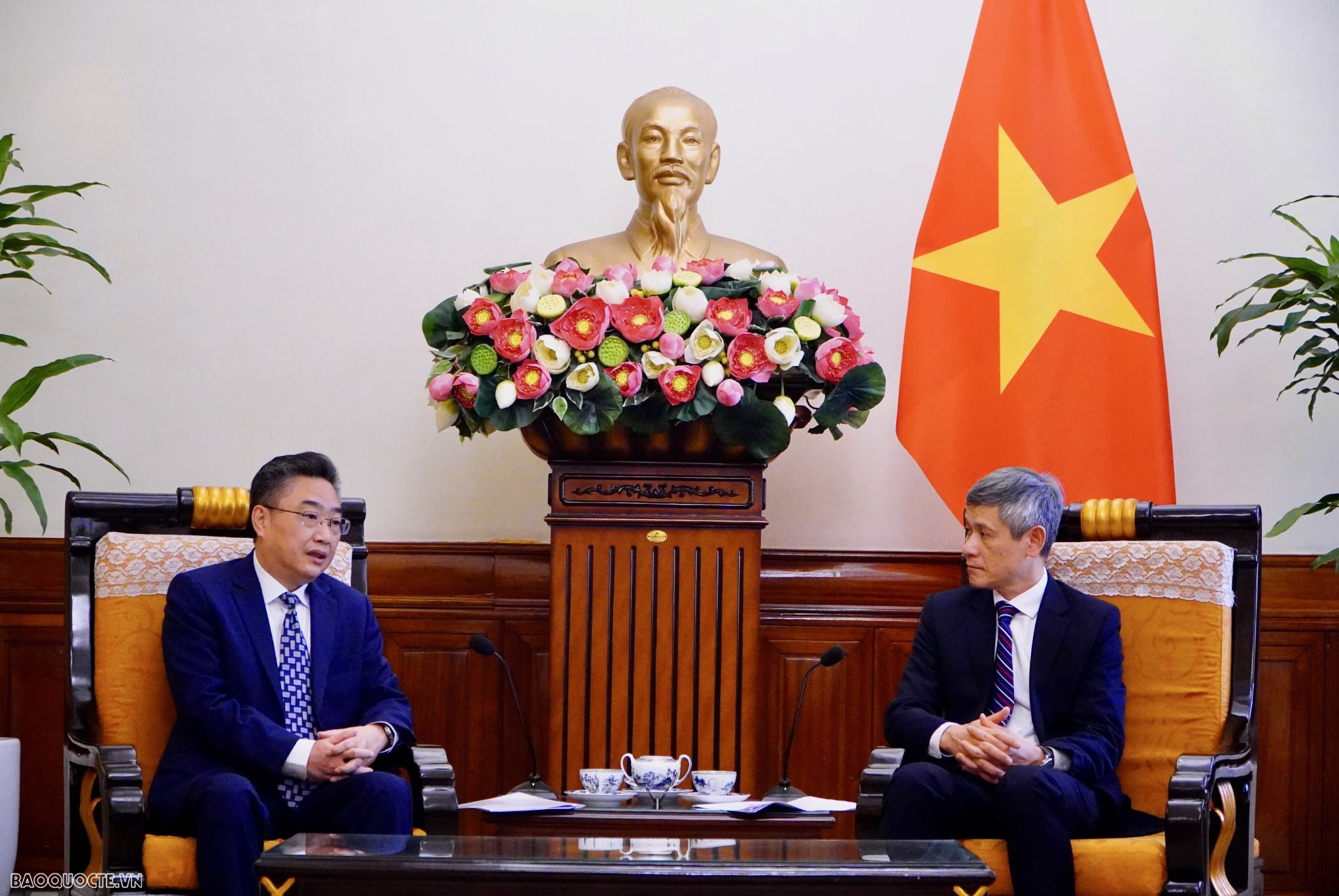 TLBT Minh Vũ tiếp Tổng thư ký Trung tâm Asean - Trung Quốc