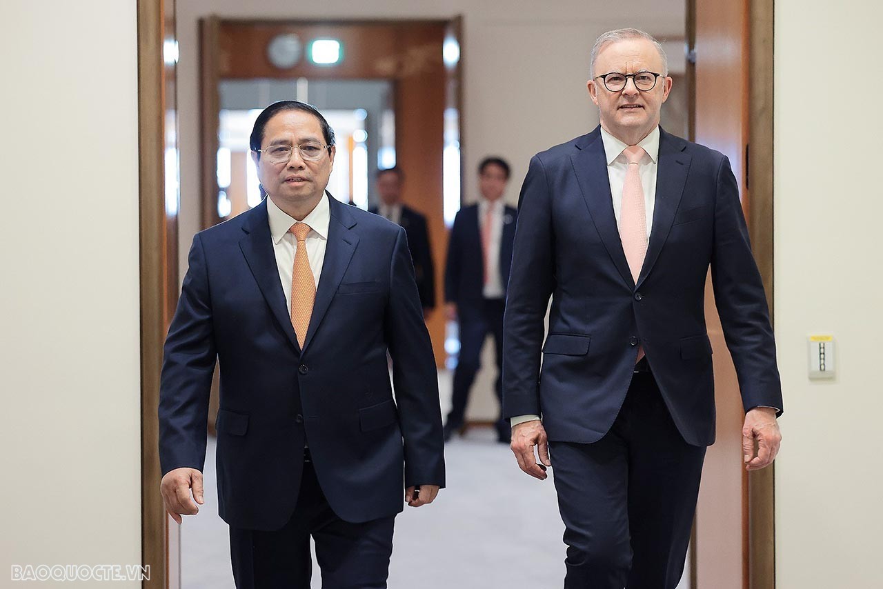 Welcome ceremony held for PM Pham Minh Chinh in Canberra Welcome ceremony held for PM Pham Minh Chinh in Canberra