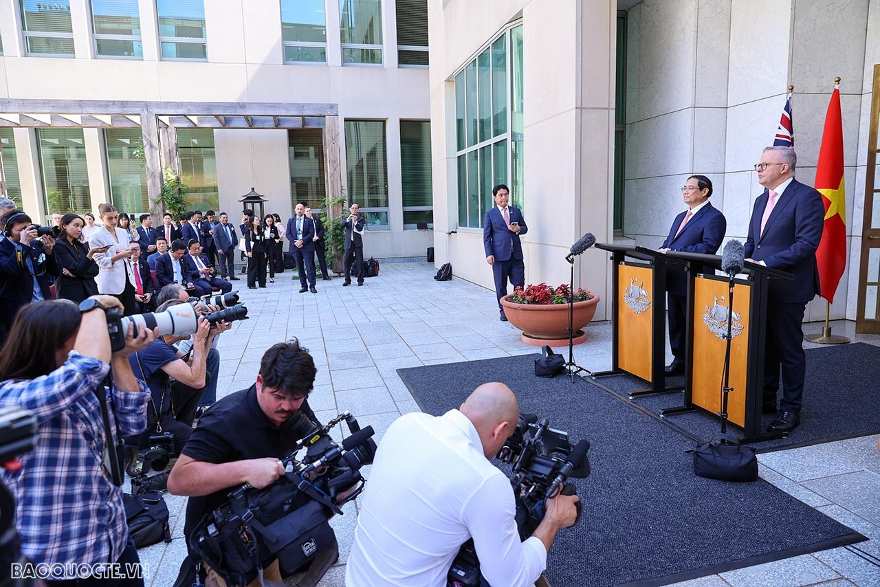 Việt Nam-Australia chính thức nâng cấp quan hệ lên Đối tác chiến lược toàn diện