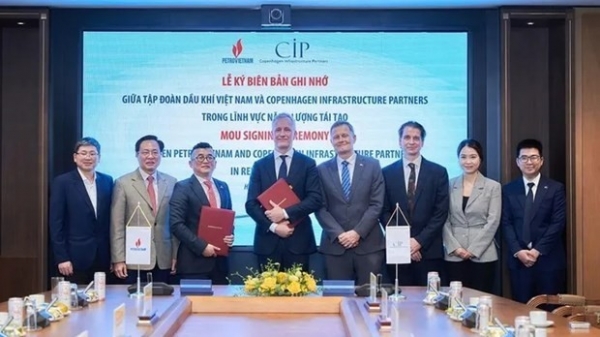 Petrovietnam partners with Danish firm to develop renewable energy