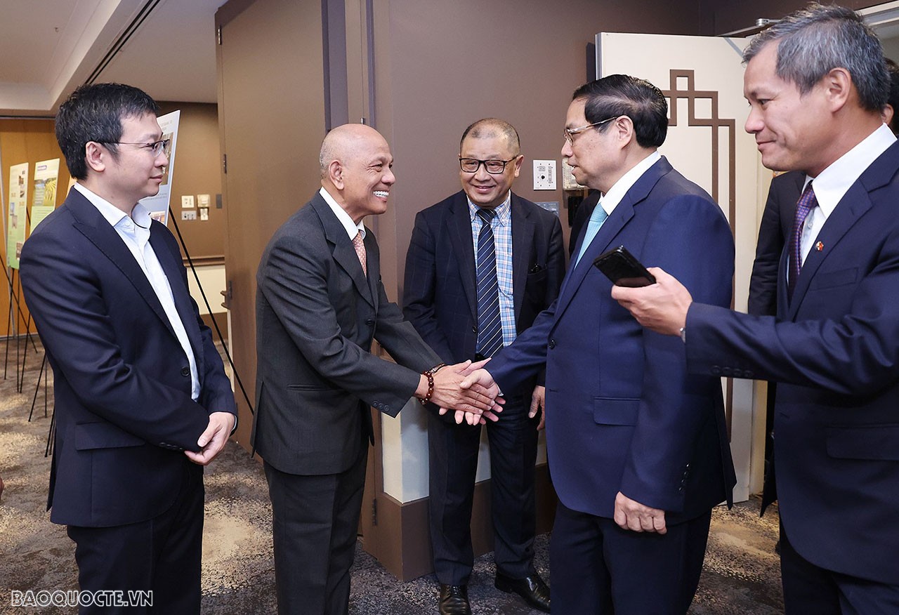 Ngày 9/3, tại Canberra, Australia, Thủ tướng Phạm Minh Chính tiếp Hội tri thức và chuyên gia Việt Nam-Australia (VASEA)