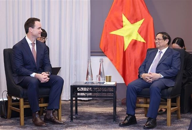 PM Pham Minh Chinh receives executives of Australian enterprises