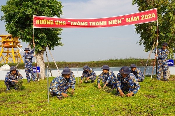 Tuổi trẻ Hải quân hưởng ứng Tháng Thanh niên năm 2024, lan tỏa ý thức bảo vệ môi trường