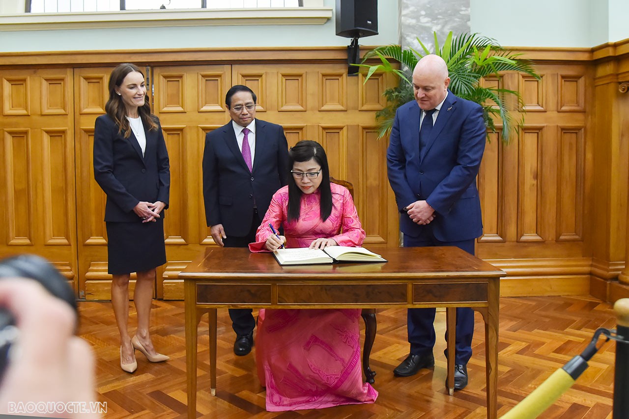 Welcome ceremony with Maori ritual held for Prime Minister Pham Minh Chinh in Wellington Welcome ceremony with Maori ritual held for Prime Minister Pham Minh Chinh in Wellington