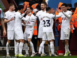 Ngoại hạng Anh: Tottenham thắng Aston Villa với tỷ số 4-0