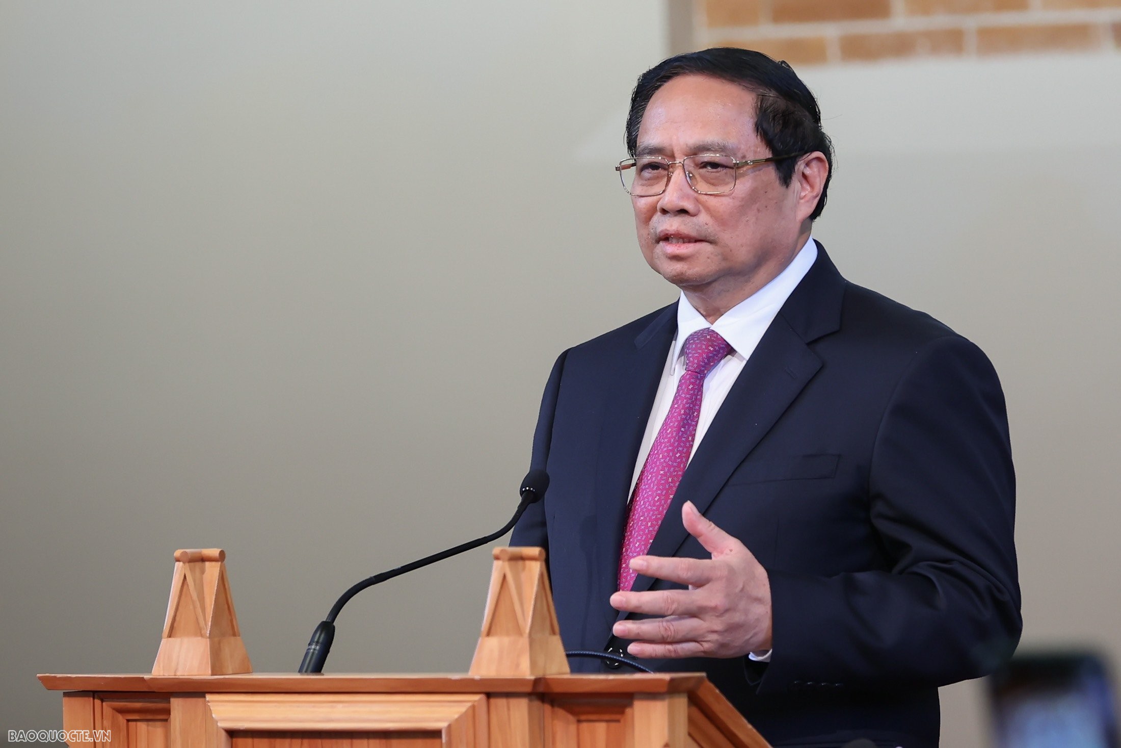 Bài phát biểu chính sách ý nghĩa và sâu sắc của Thủ tướng Phạm Minh Chính tại Đại học Victoria Wellington, New Zealand