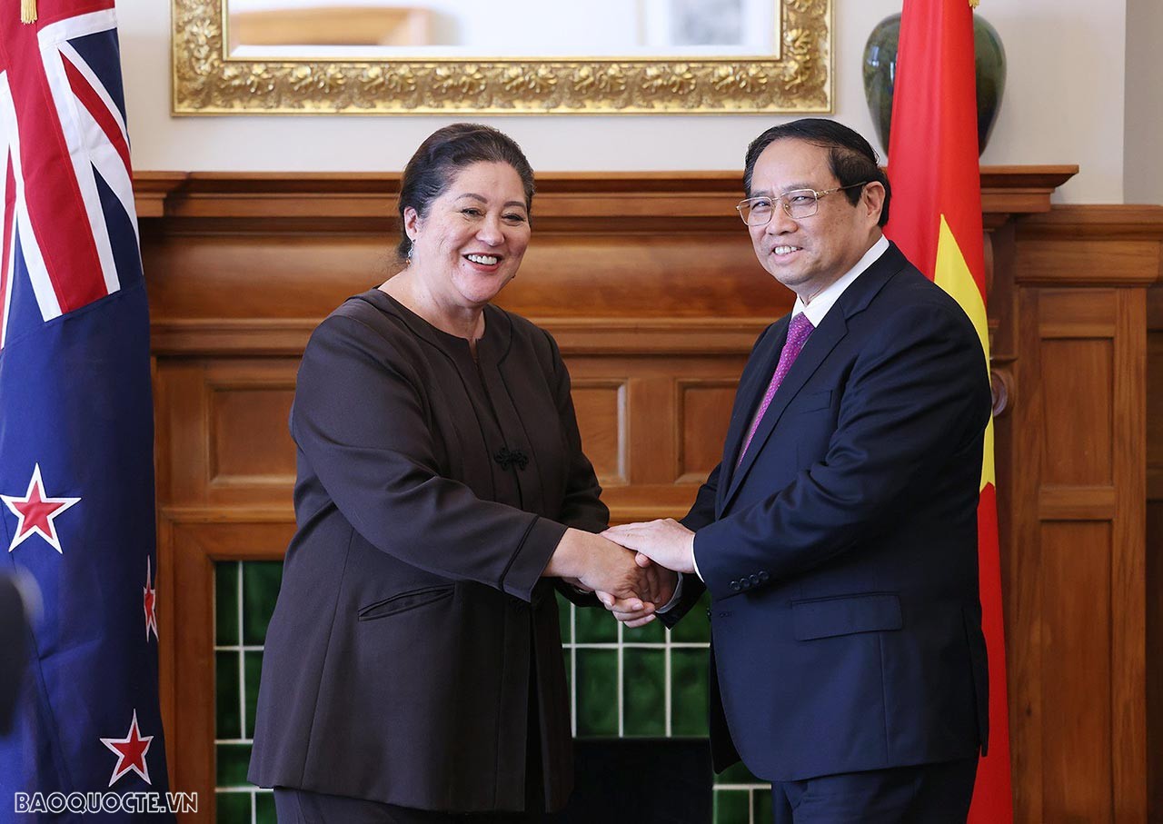 Prime Minister Pham Minh Chinh meets New Zealand’s Governor-General Dame Cindy Kiro