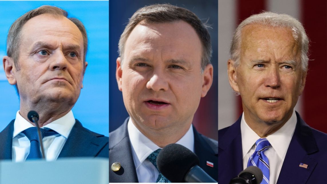 Thủ tướng Ba Lan Donald Tusk, Tổng thống Ba Lan Andrzej Duda và người đồng cấp Mỹ Joe Biden sẽ gặp nhau vào ngày 12/3 tại Washington D.C. (Nguồn: Getty Images)