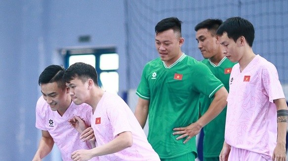 VCK futsal châu Á 2024: Đội tuyển Futsal Việt Nam tập luyện tại TP. Hồ Chí Minh