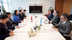 Phó Chủ tịch nước Võ Thị Ánh Xuân gặp Tổng giám đốc UNDP Achim Steiner