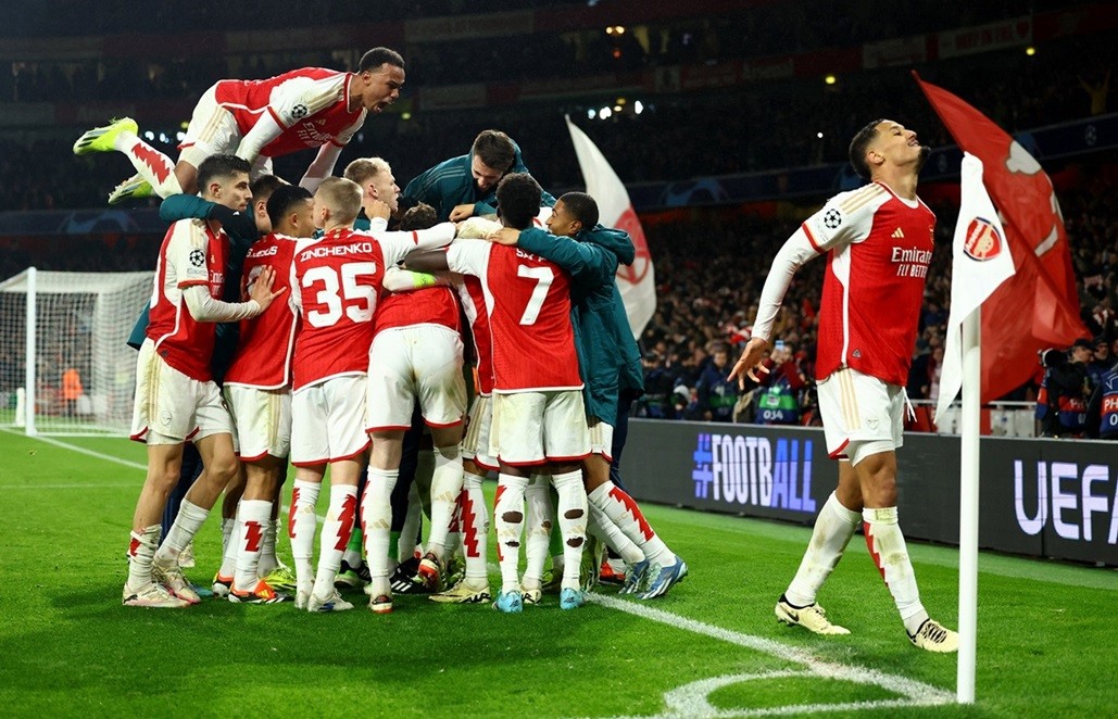 Champions League 2023/24: Arsenal giành vé vào tứ kết sau loạt đá luân lưu với Porto