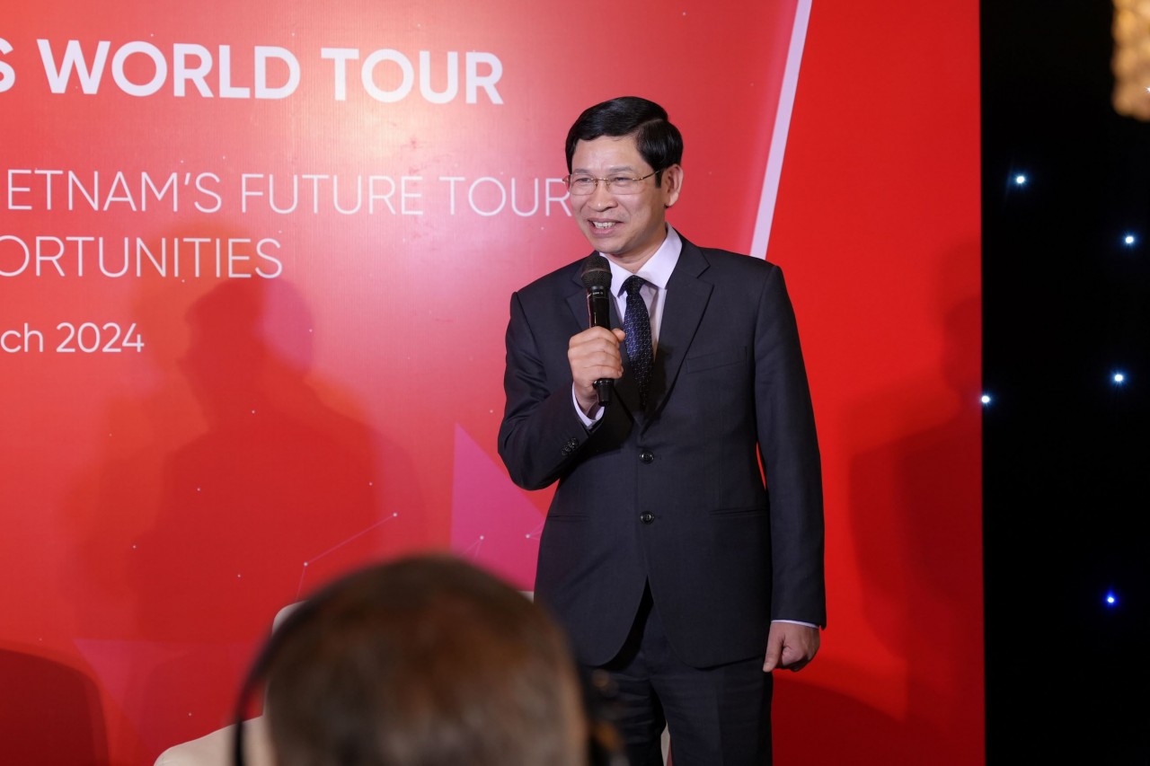 Thứ trưởng Bộ Văn hóa, Thể thao và Du lịch Hồ An Phong phát biểu tại sự kiện. 