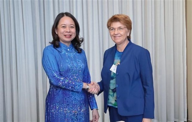 Vice President Vo Thi Anh Xuan has bilateral meetings in New York