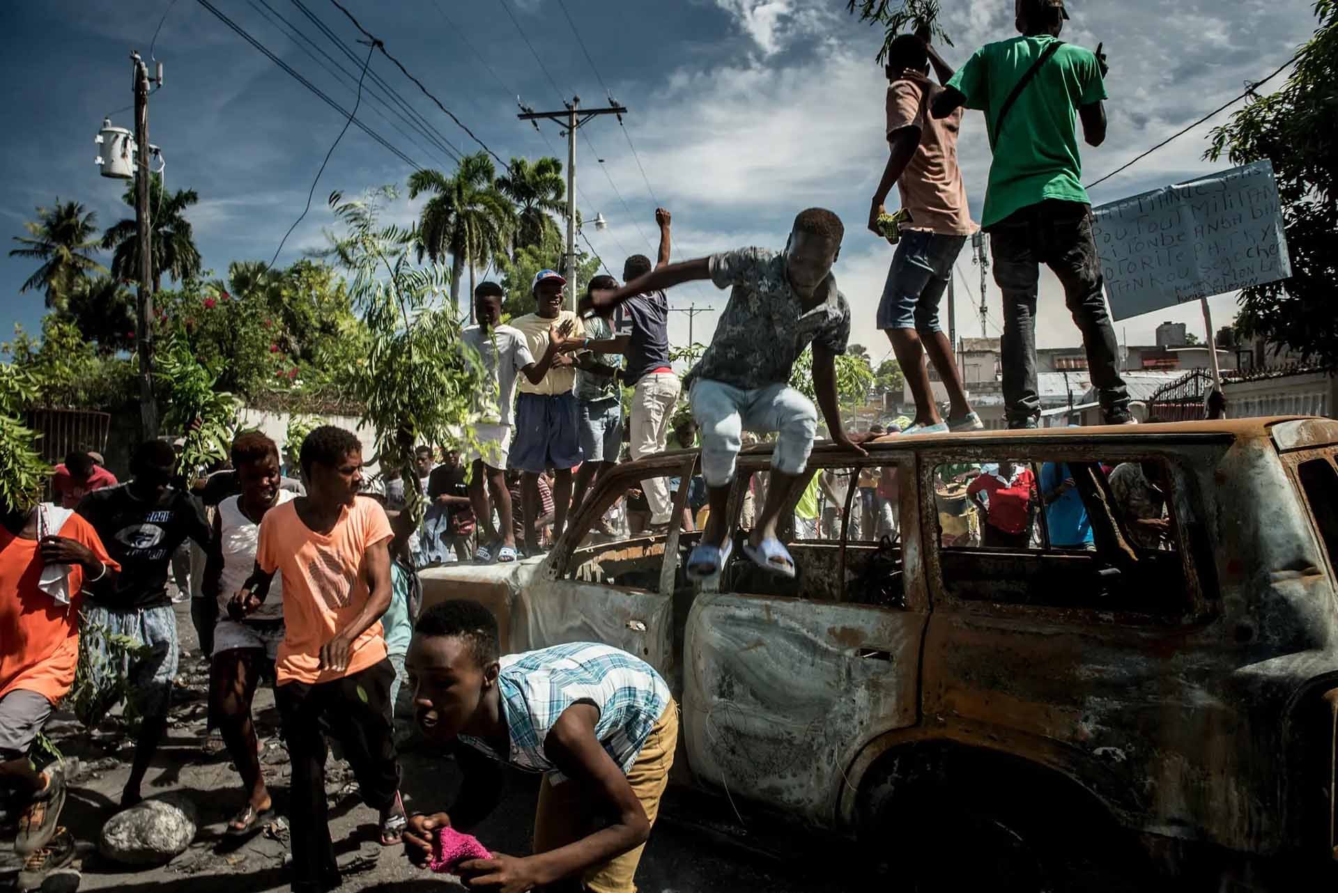 Haiti rơi vào vòng xoáy bất ổn với những cuộc biểu tình không hồi kết. (Nguồn: AFP)