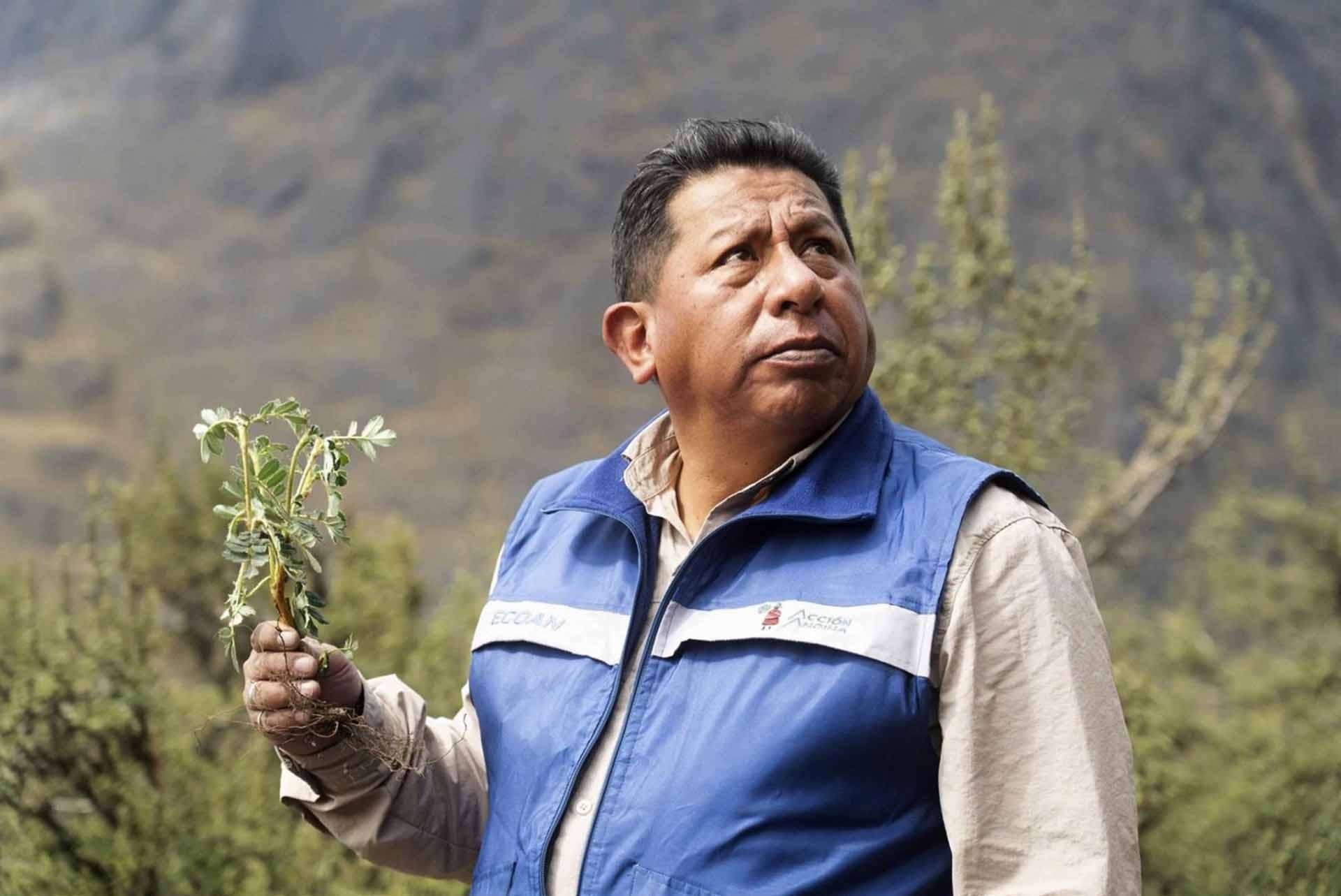 Nhà sinh vật học người Peru Constantino Aucca Chutas (Nguồn: andina.pe)
