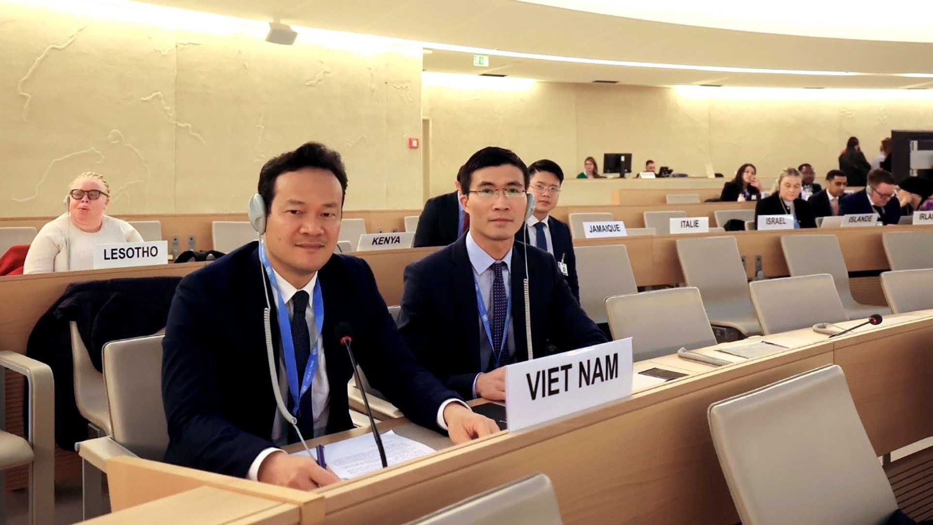 Việt Nam tin tưởng vào việc tái ứng cử Hội đồng Nhân quyền nhiệm kỳ tới