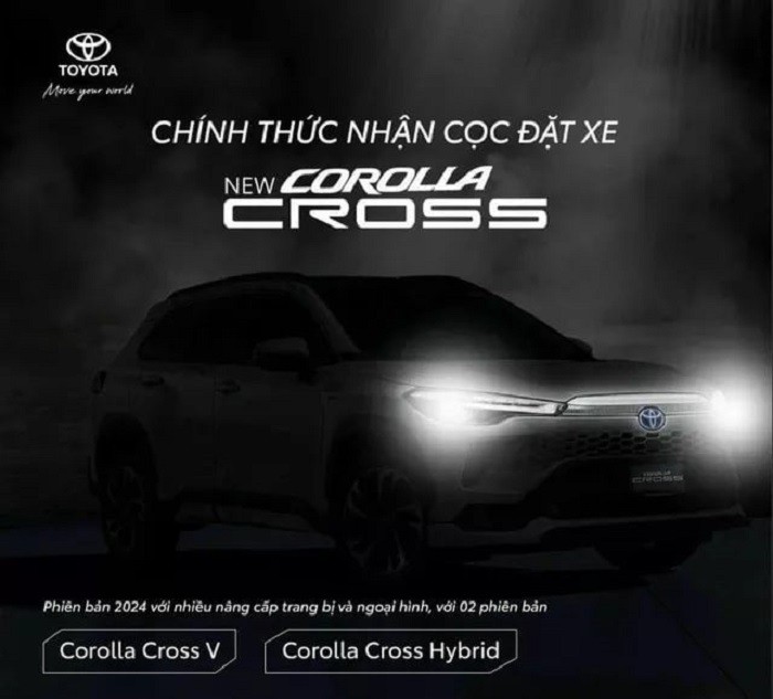 Thông tin nhận cọc xe cũng xuất hiện trên website chính thức của hãng.