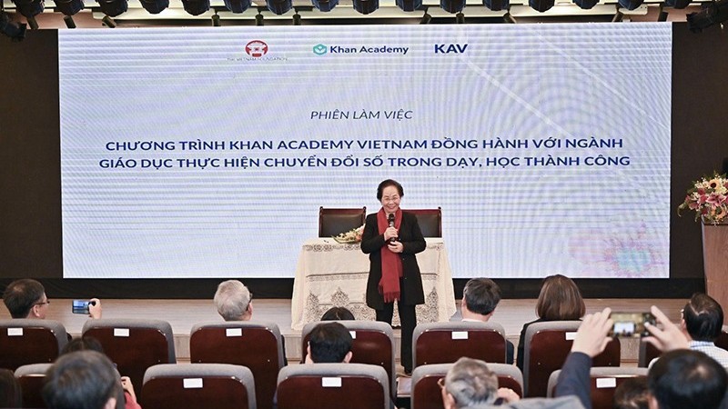 Chủ tịch hội Khuyến học Việt Nam Nguyễn Thị Doan khuyến khích các địa phương 'hành động' để tránh lạc hậu trong xu hướng giáo dục mới