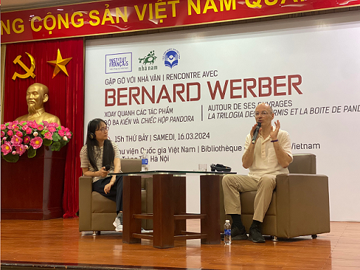 Nhà văn nổi tiếng Bernard Werber lần đầu có cuộc giao lưu với độc giả Việt Nam