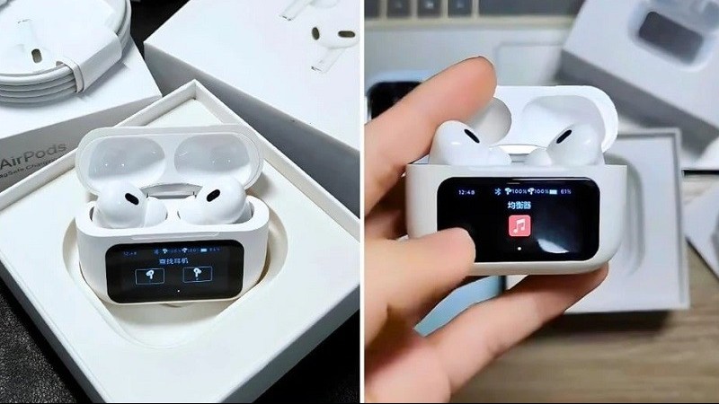 Hãng công nghệ Trung Quốc ra mắt ‘AirPods Pro’ có màn hình cảm ứng trước Apple
