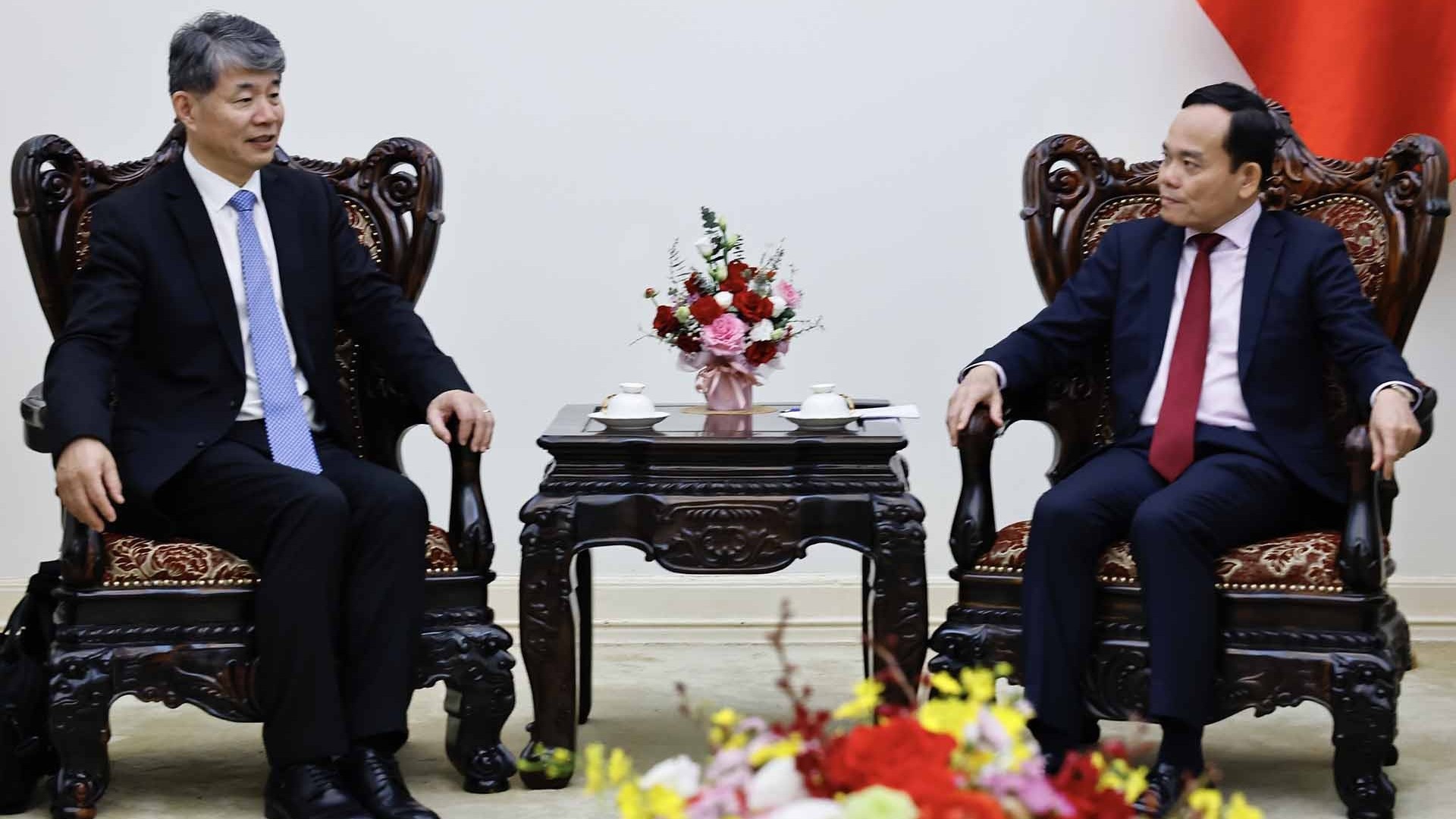 Phó Thủ tướng Trần Lưu Quang tiếp Phó Tổng giám đốc IAEA Hua Liu
