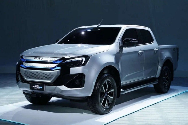 Xe bán tải Isuzu D-Max có thêm bản thuần điện và hybrid