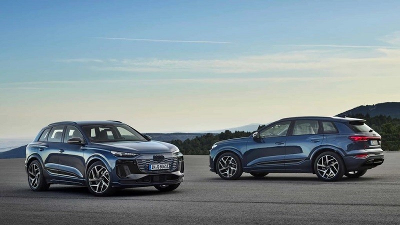 Cận cảnh bộ đôi SUV hạng sang Audi Q6 E-Tron và SQ6 E-Tron vừa ra mắt