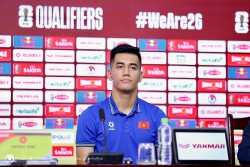 Vòng loại World Cup 2026: Tiến Linh thể hiện quyết tâm ghi bàn vào lưới đội tuyển Indonesia