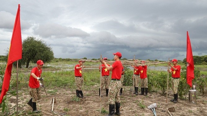 Thanh niên Đội công binh Việt Nam xung kích, tình nguyện vì cộng đồng Abyei