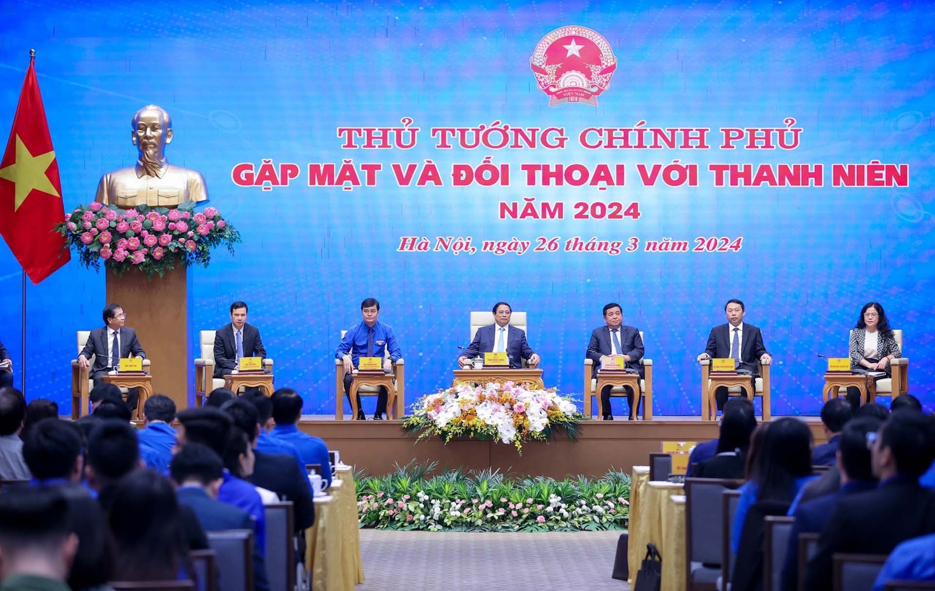 Thủ tướng Phạm Minh Chính chủ trì hội nghị gặp mặt và đối thoại với thanh niên