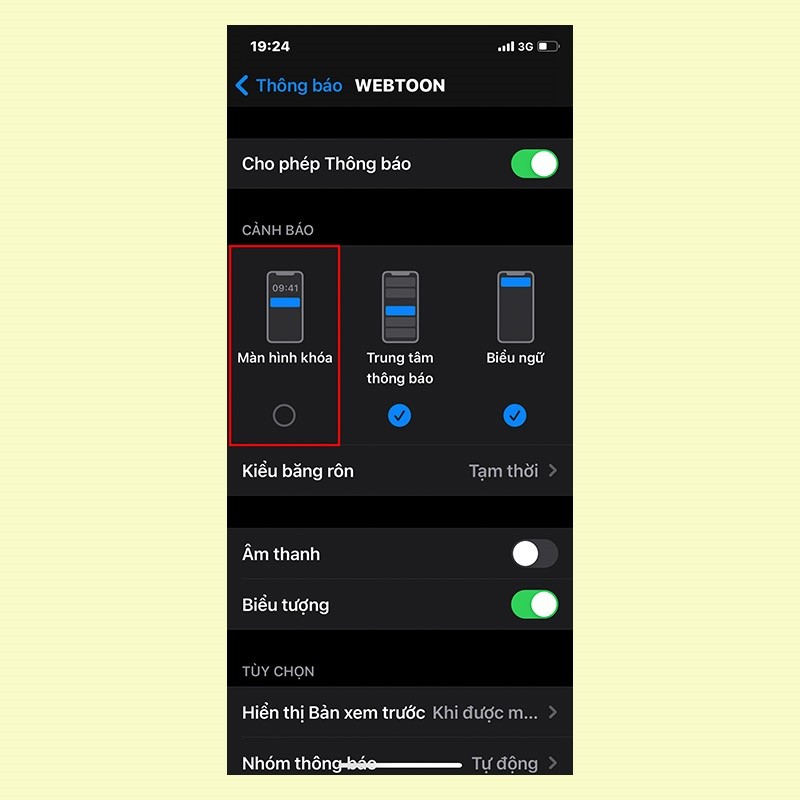 Hướng dẫn cách tắt màn hình iPhone bật sáng khi có thông báo