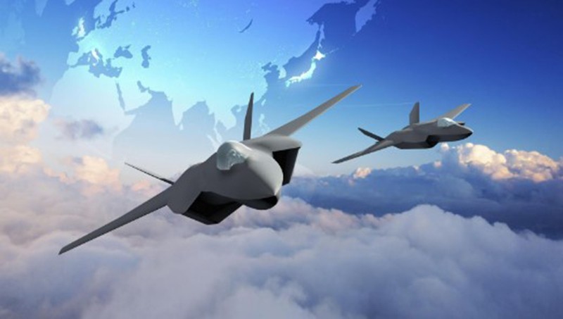 Hình ảnh máy bay chiến đấu thế hệ tiếp theo đang được phát triển bởi Nhật Bản, Ý và Anh © Bộ Quốc phòng Nhật Bản/Kyodo