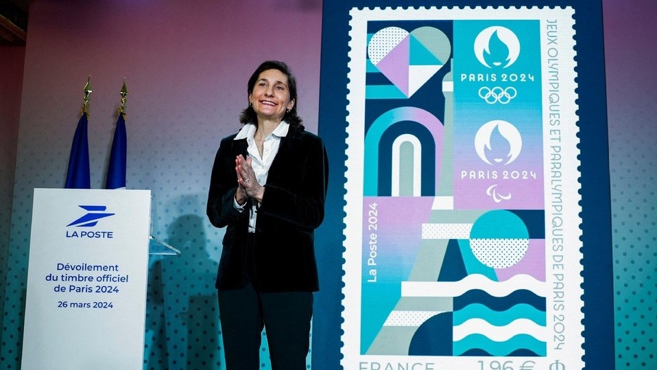 Phát hành và bán khoảng 800.000 tem thư chính thức của Thế vận hội Olympic Paris 2024