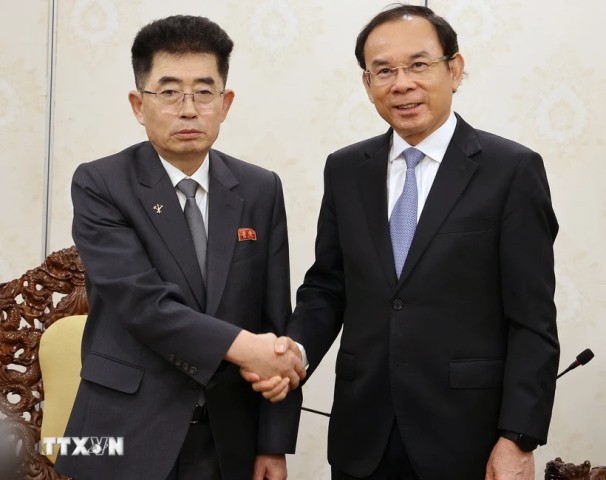 HCM City Party Secretary welcomes DPRK guest, wishing to strengthen cooperation