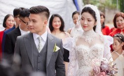 Bốn váy cưới giúp Chu Thanh Huyền đẹp trong veo trong ngày nên duyên cùng Quang Hải