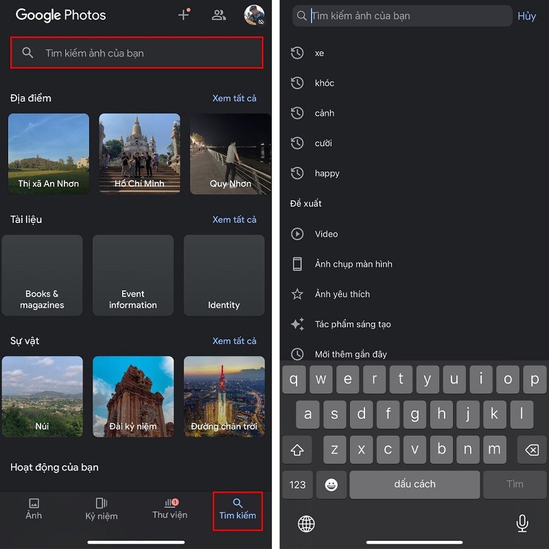 Cách tìm ảnh bằng text trong Google Photos với vài thao tác đơn giản