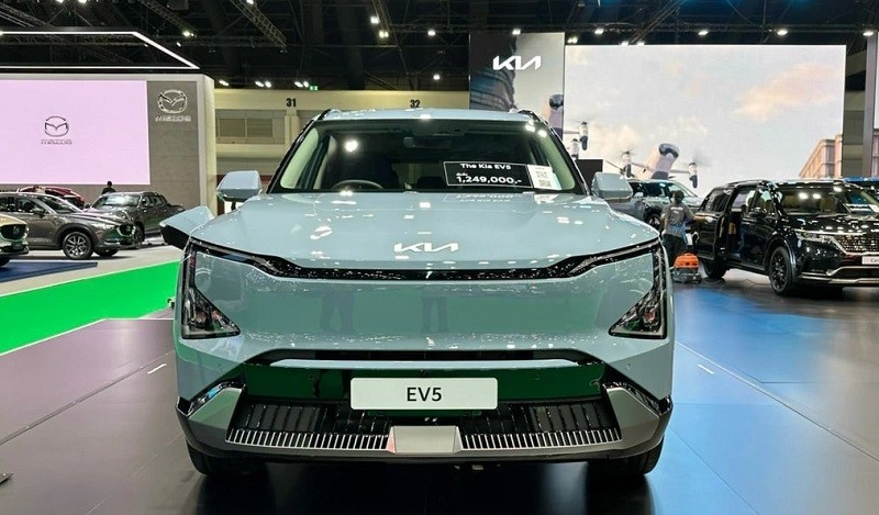 Cận cảnh xe điện Kia EV5 vừa ra mắt tại Thái Lan, giá từ 850 triệu đồng