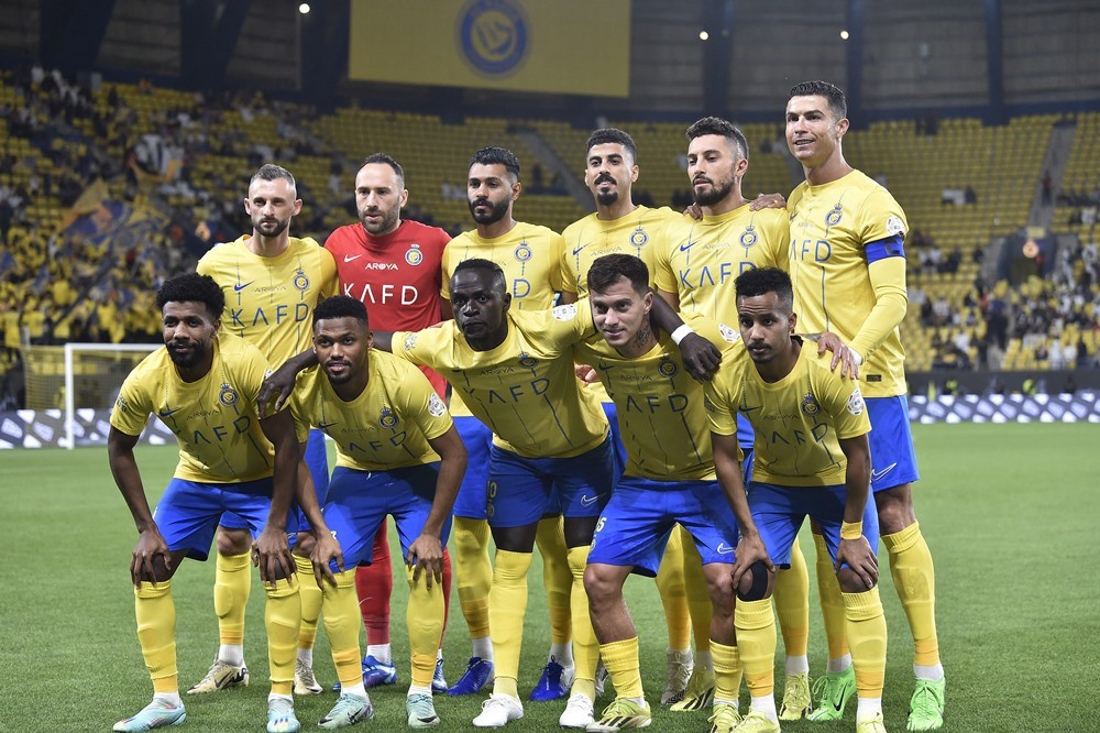 Đội hình xuất phát của đội chủ nhà Al Nassr.