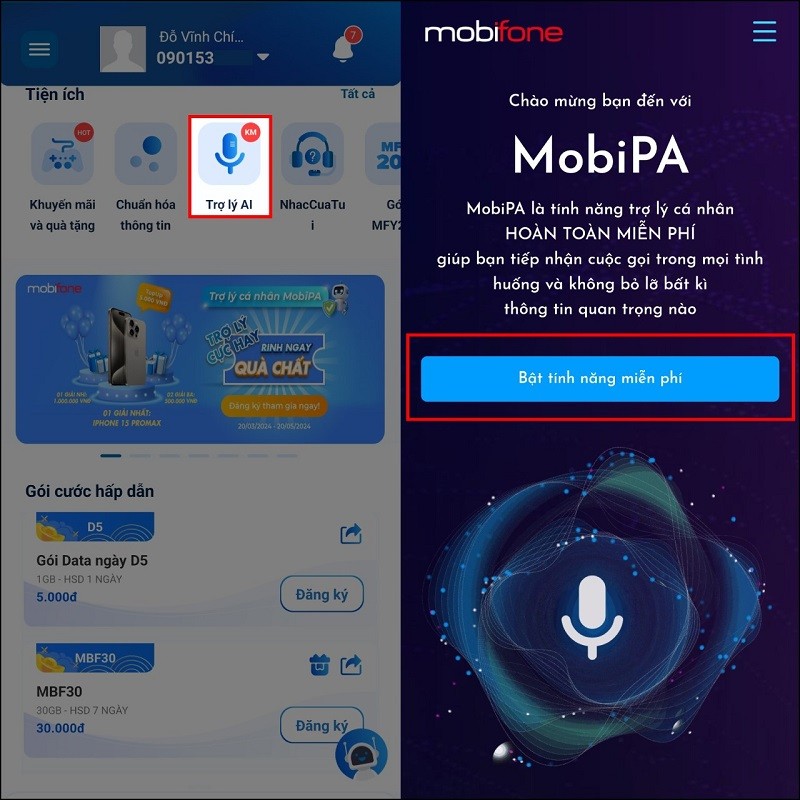 Sử dụng trợ lý AI của MobiFone giúp giải đáp thắc mắc nhanh hơn