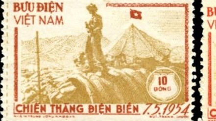 Phát hành bộ tem bưu chính thứ tám về Chiến thắng Điện Biên Phủ trong tháng 4