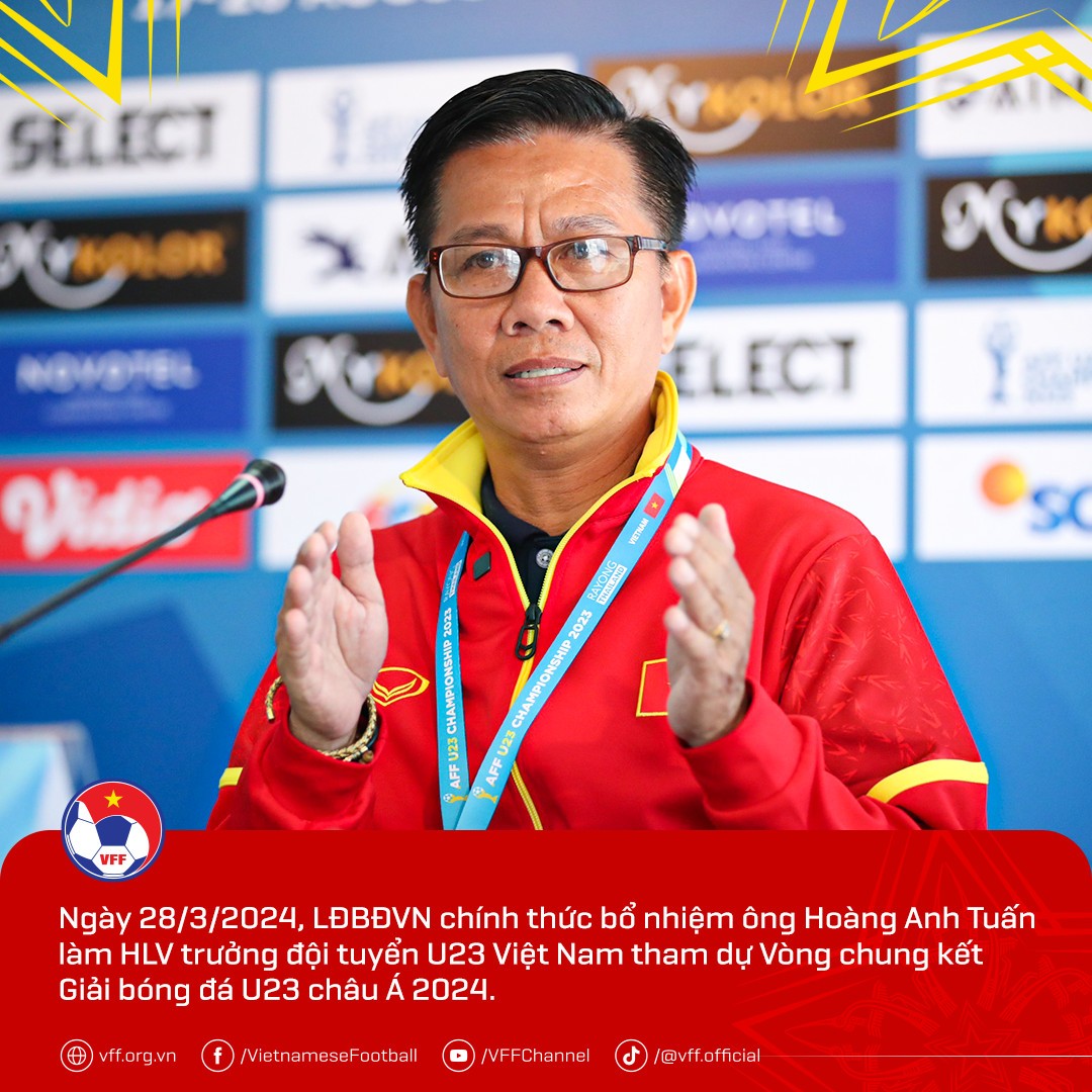 Danh sách 28 cầu thủ U23 Việt Nam dự vòng chung kết U23 châu Á 2024