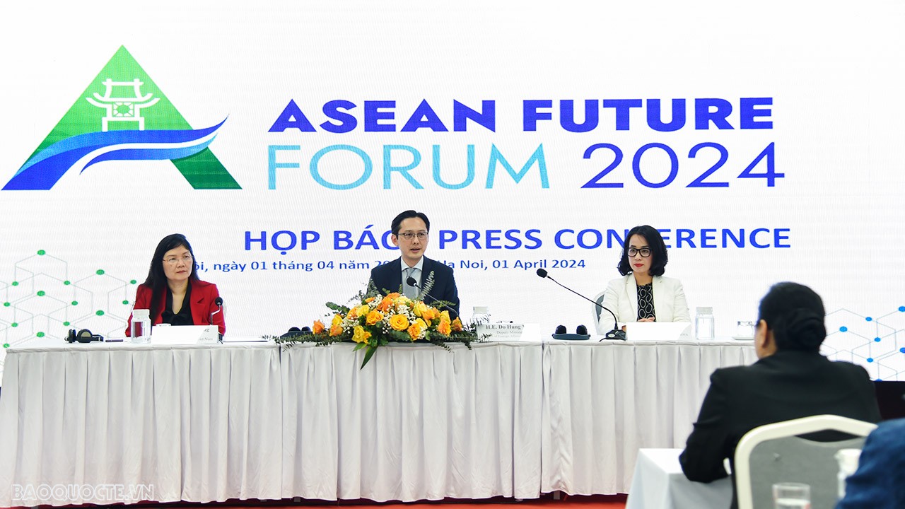 Họp báo quốc tế về Diễn đàn Tương lai ASEAN 2024