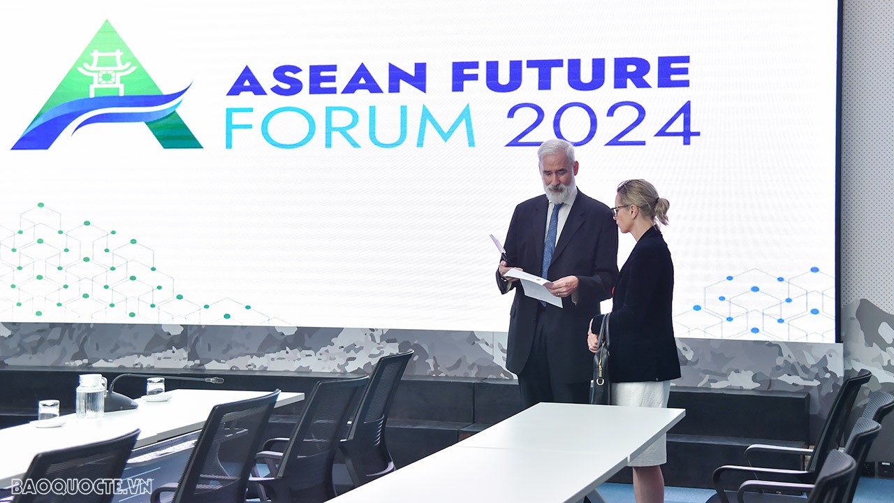 Toàn cảnh buổi họp báo quốc tế về Diễn đàn Tương lai ASEAN 2024