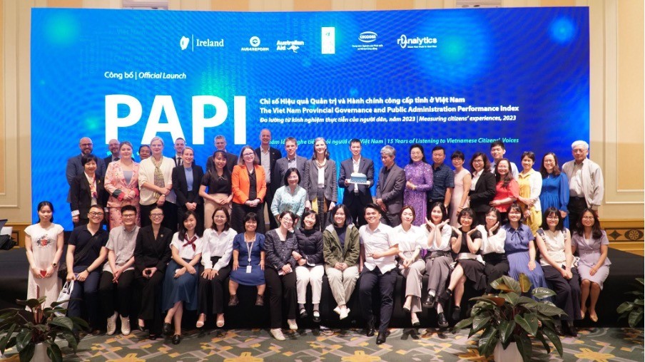 Các đại biểu tham dự Hội nghị công bố Báo cáo Chỉ số Hiệu quả quản trị và hành chính công cấp tỉnh ở Việt Nam (PAPI) năm 2023. (Nguồn: UNDP)